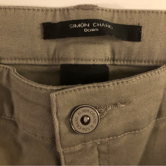 Simon Chang Beige Jeans NWOT - Picture 6 of 15